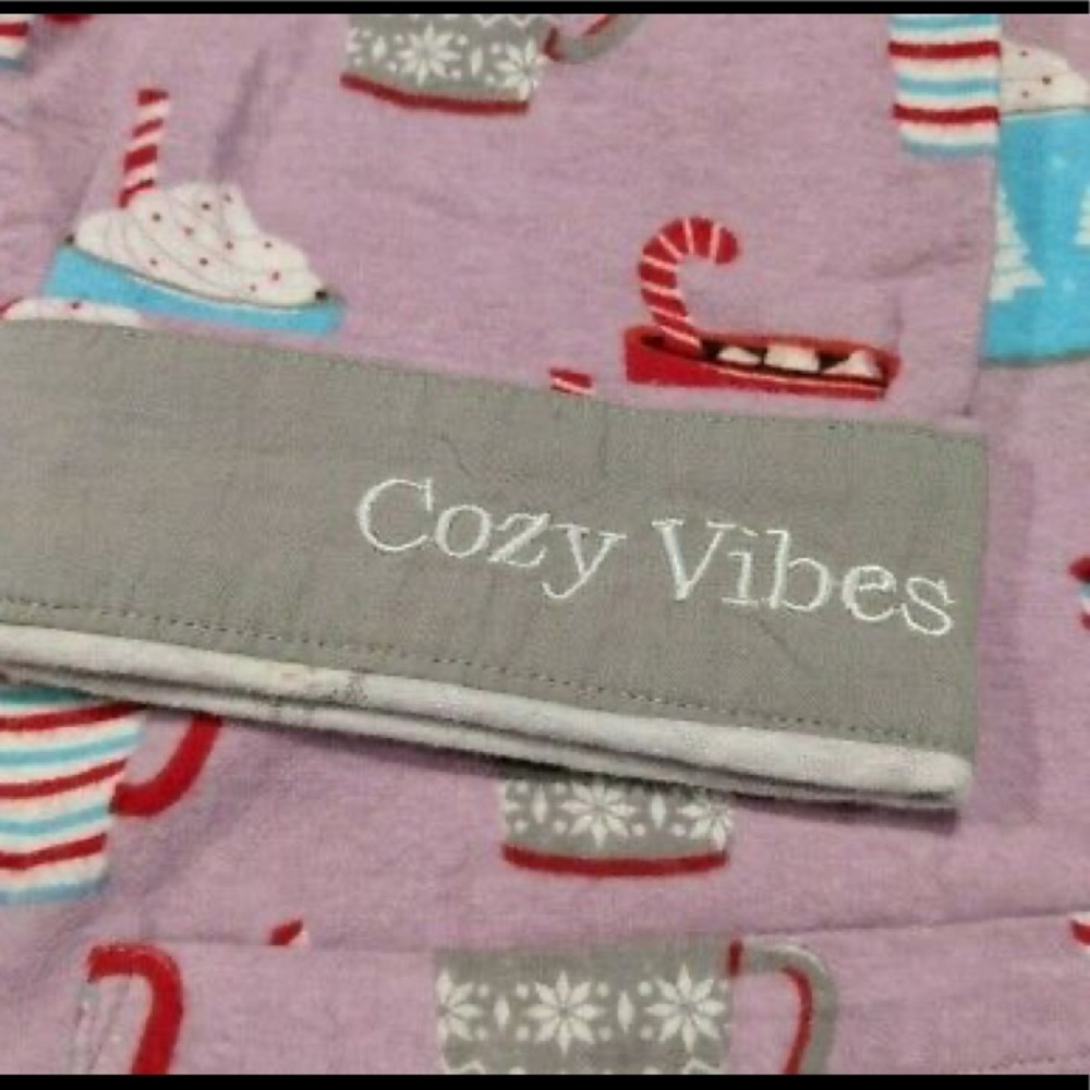 PJ Salvage NWOT Cozy Vibes Cocoa Flannel Pajamas S - Picture 7 of 10